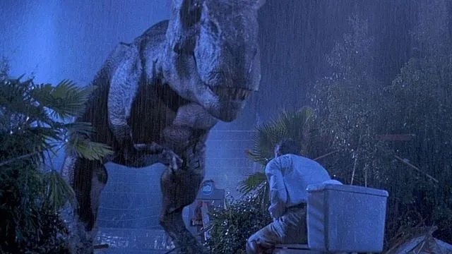 Esta escena de 'Parque Jurásico' ocurrió de casualidad, pero a Spielberg le gustó tanto que la dejó en el metraje final